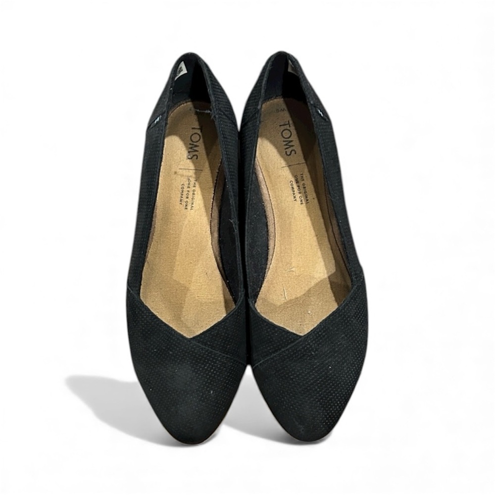 TOMS Women's Classic Jutti Neat Black Flats